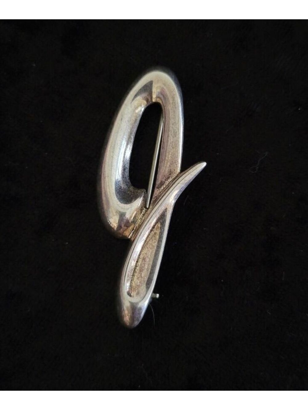 Vintage 925 CNA/Pranda Stylized Letter J